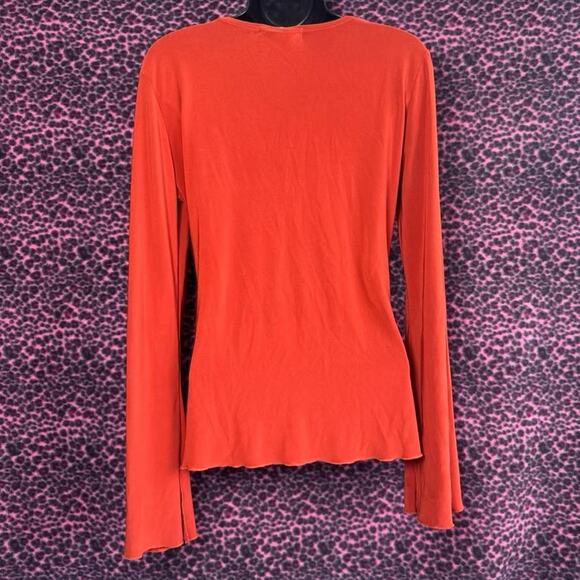 Y2K Vintage Charlotte Russe Deep Plunge Lace Blouse - Picture 3 of 8